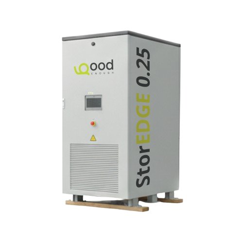 Good Enough Energy BESS Cabinet – Open Door View